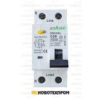 Дефектнотокова защита EBASEE 1P+N C20A 30ma