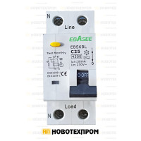 Дефектнотокова защита EBASEE 1P+N C25A 30ma