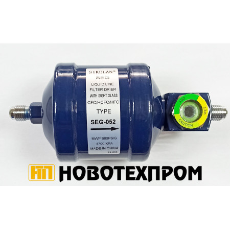 Филтър дехидратор SEG-052 ф6 гайки с наблюдателно стъкло Филтър дехидратор SEG-052 ф6 гайки с наблюдателно стъкло