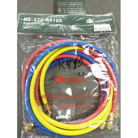 Маркучи за зареждане комплект R410 180см HS-372-410 Маркучи за зареждане комплект R410 180см HS-372-410