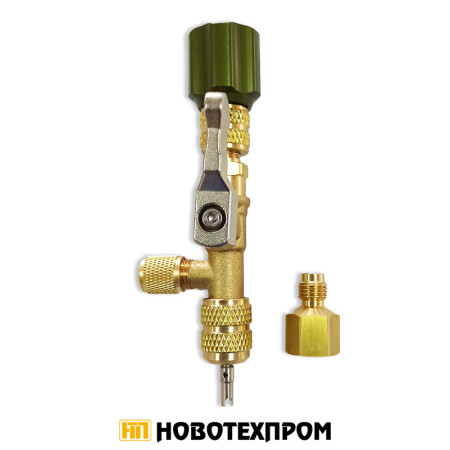 Отвертка с кран за евакуация на фреон HS-1430 Отвертка с кран за евакуация на фреон HS-1430