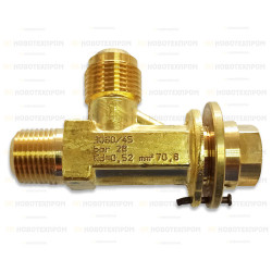 Предпазен клапан CASTEL 3060/45B280 1/2x5/8 28 bar