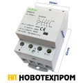 Модулен контактор EBASEE 4P 40A