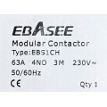 Модулен контактор EBASEE 4P 63A