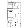 Трансмитер за налягане Danfoss AKS 32 (060G2004) -1 bar до +6 bar